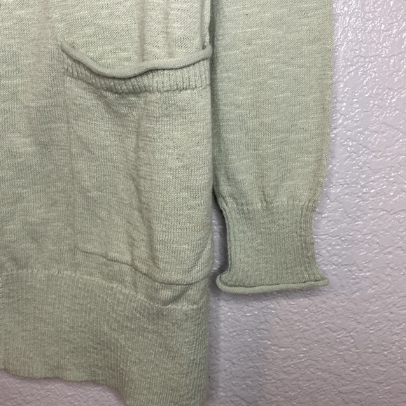 Madewell sweater cardigan soft sage color size XXS oversized - Picture 3 of 10